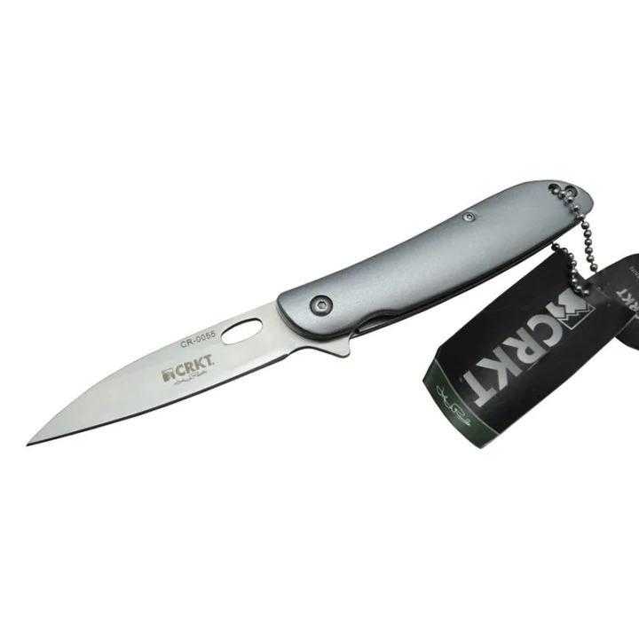 Cr 0055 Kamp Çakı 18 Cm - Otomatik, Metal Saplı, Kılıflı, Kutulu