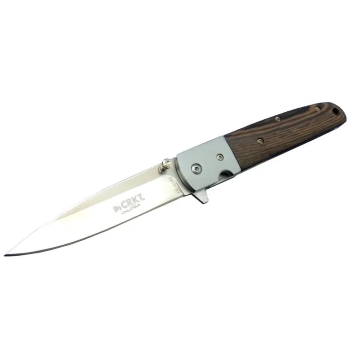 Cr 0150 Kamp Çakı 20,5 Cm - Ahşap Saplı, Yarım Otomatik, Kılıflı, Kutulu