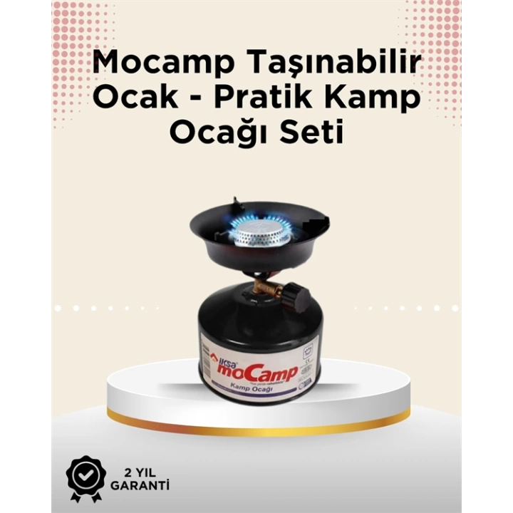 Dayanıklı, Paslanmaz ve Yüksek Isı Dayanımlı Kamp Ocağı – Uzun Süreli Kullanım İçin