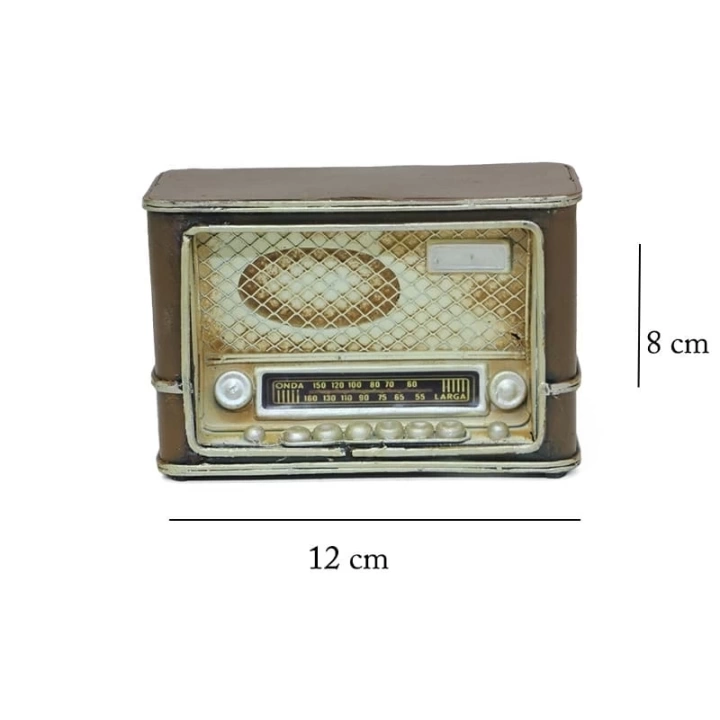 Dekoratif Metal Radyo