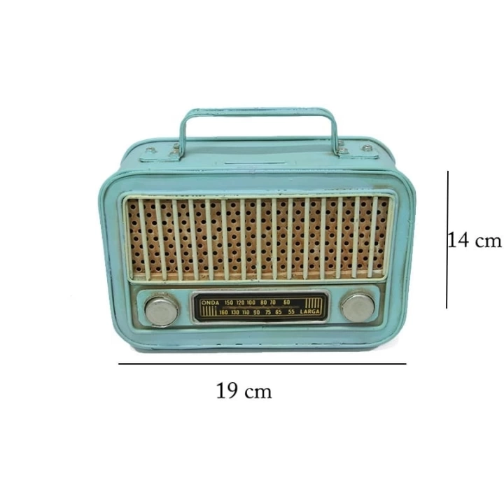 Dekoratif Metal Radyo Kumbara