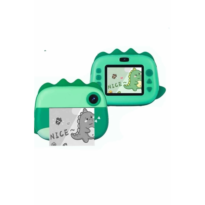 Dijital HD Video Kamera Çocuk Fotoğraf Makinesi  Anlık Termal Rulo