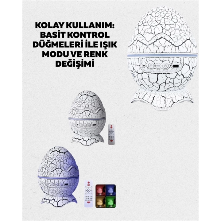 Dinazor Yumurta Gece Lambası