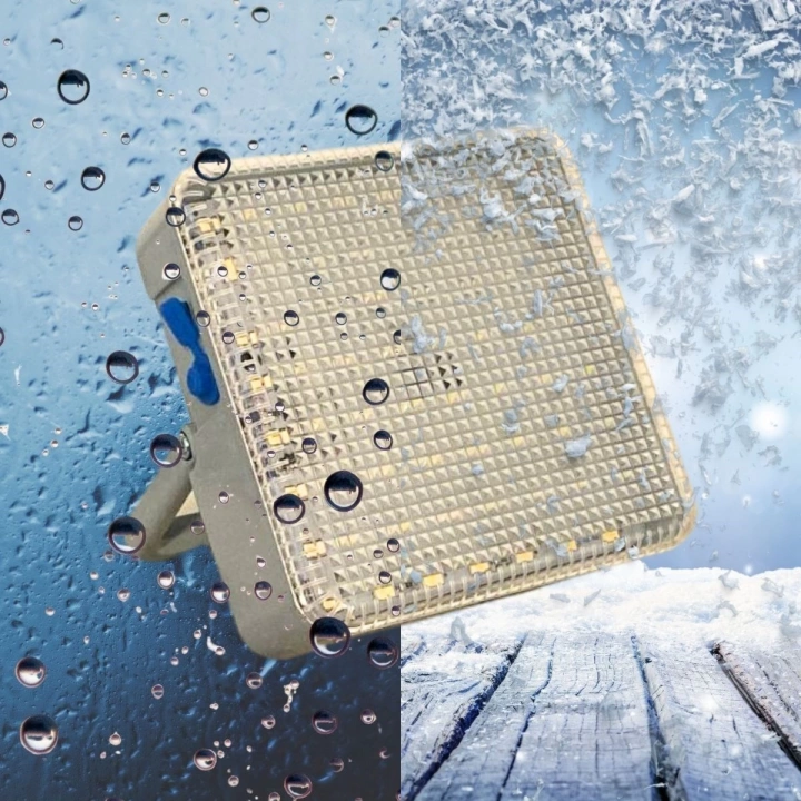 Dış Mekan ve Kamp İçin USB İle Şarj Olan 4 Farklı Işık Modlu Güçlü  Projektör a 200W 3600 Mah