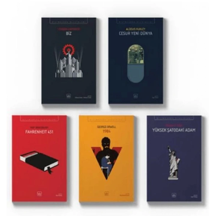 Distopya Seti (Fahrenheit 451, Cesur Yeni Dünya, Yüksek Şatodaki Adam, 1984, Biz)