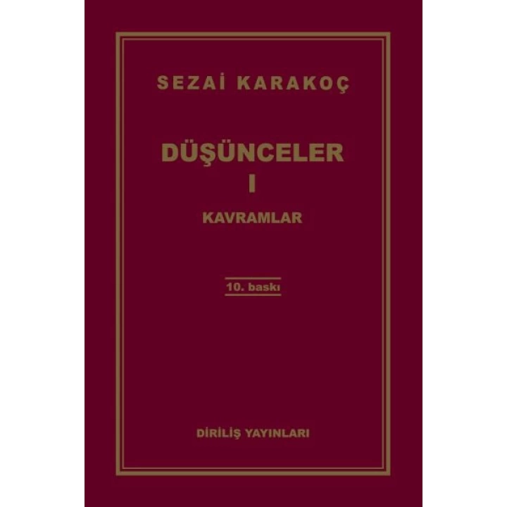 Düşünceler 1 - Kavramlar
