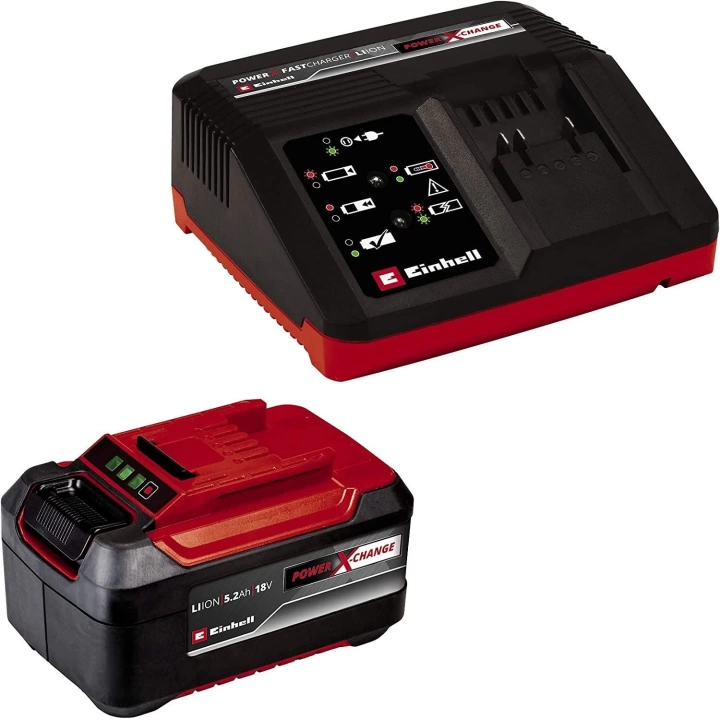 Einhell Power X-Change 5,2 Ah Akü ve Şarj Cihazı Seti