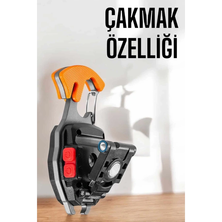 El Feneri Acil Işık Seti Tornavida Düdük Kapak Açma Kamp Lambası