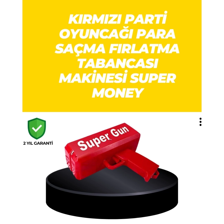 Elektrikli Parti Oyuncağı – Para Atan Tabanca