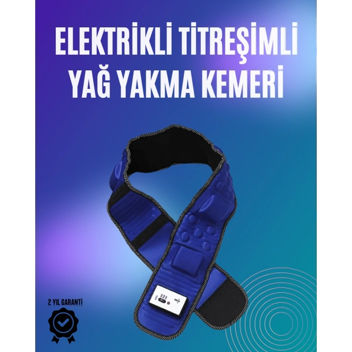 Elektrikli Titreşimli Yağ Yakma Kemeri – Masaj ve Kilo Kaybı İçin İdeal