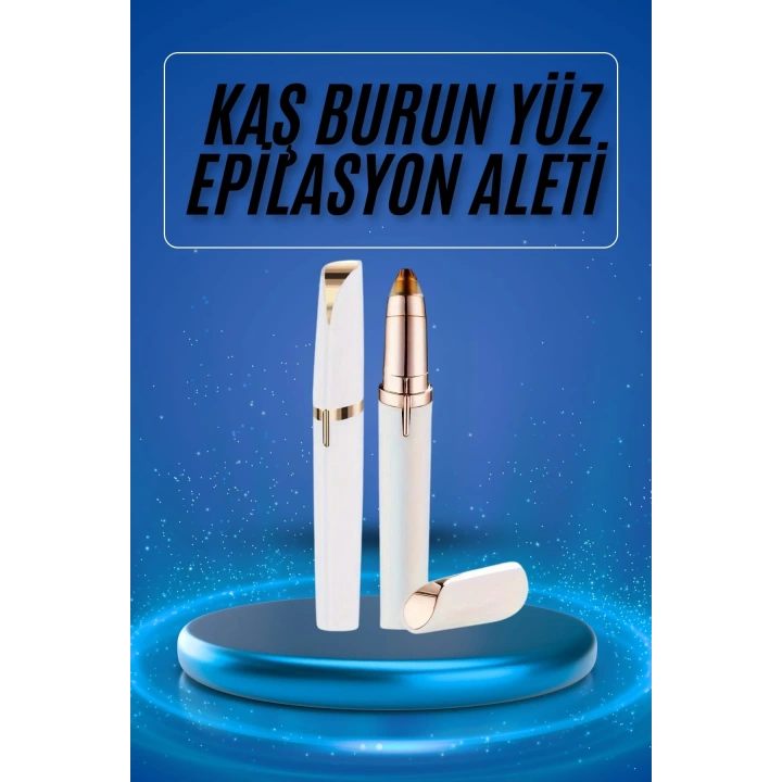 Epilasyon Aleti Şarjlı Tüy Kıl Alma Kaş Bıyık Unisex Yüz Bakım Tıraş Aleti