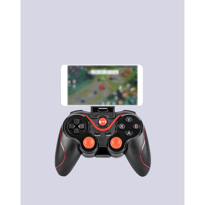 Ergonomik Tasarımlı Kablosuz Bluetooth Gamepad Titreşimli