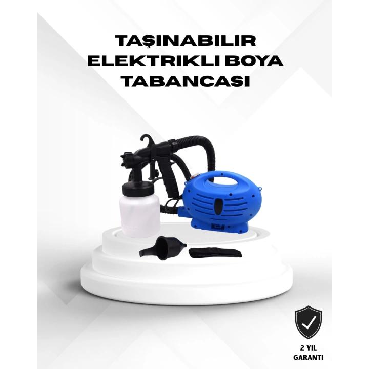 Farklı Yüzeylere Uygun Elektrikli Boya Uygulama Aleti