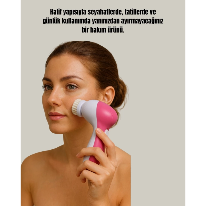Fırçalı Yüz Temizleme ve Spa Masaj Cihazı