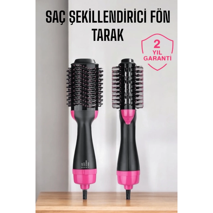 Fön Tarak Elektriklenmeyi Önleyen ve Parlaklık Veren Saç Şekillendirici