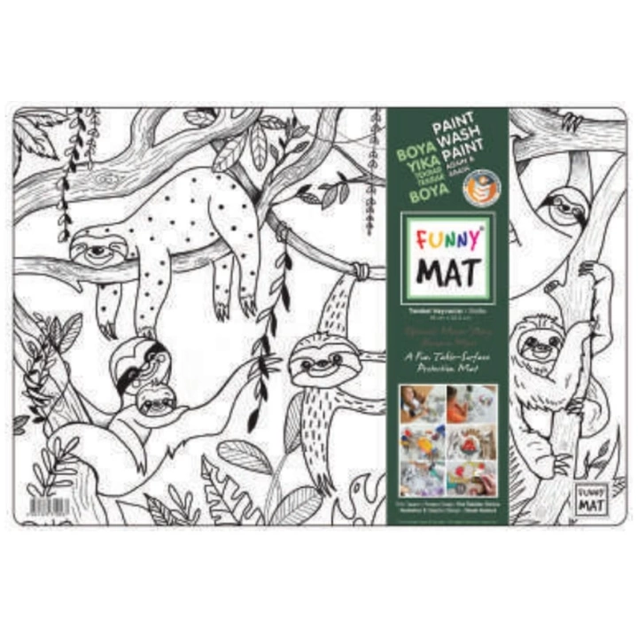 Funny Mat - Tembel Hayvanlar 33,5x48cm
