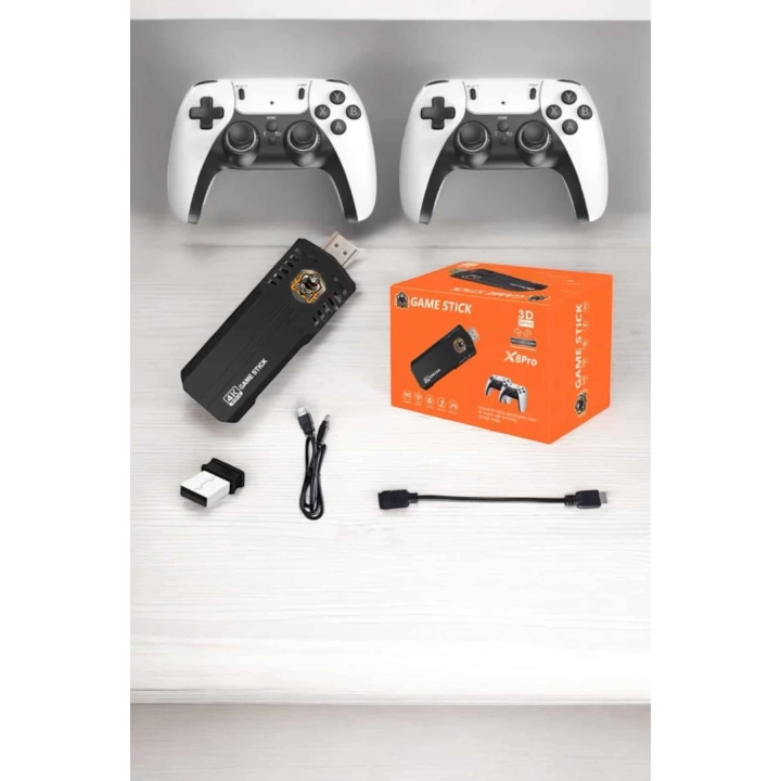 Game Stick Retro 8K ULTRA HD Video Oyun Konsolu Android Tv Özelliği
