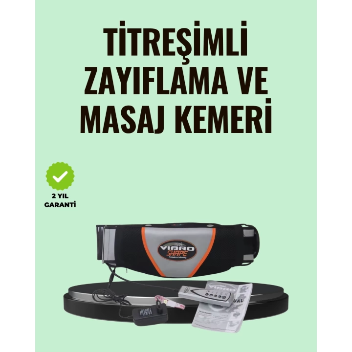 Geniş Bel Uyumluluğu Sunan Esnek Vücut Masaj Kemeri