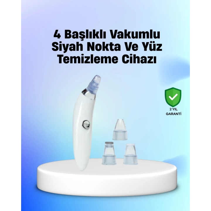 Gözenek Açıcı Buhar Etkili Vakumlu Siyah Nokta Temizleyici – Farklı Cilt Tiplerine Uygun Çok Başlıklı Temizlik Cihazı