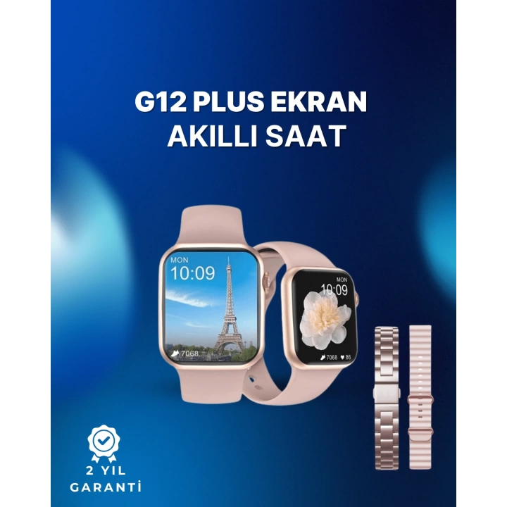 GPS Destekli Akıllı Saat – Nabız, Uyku ve Adım Takibi, Sesli Görüşme, Suya Dayanıklı Tasarım