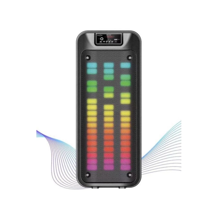 Gts-1852 Taşınabilir Rgb Ledli Bluetooth Hoparlör Usb-tf Siyah
