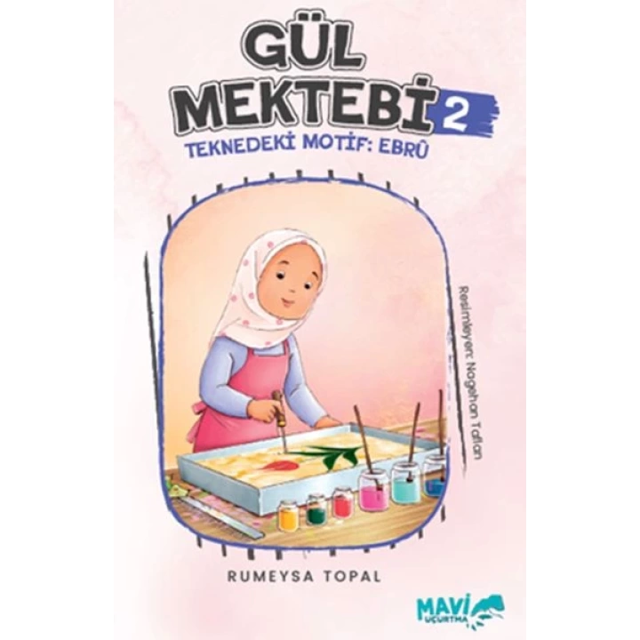 Gül Mektebi 2 Teknedeki Motif Ebru