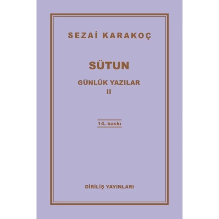 Günlük Yazılar 2 - Sütun