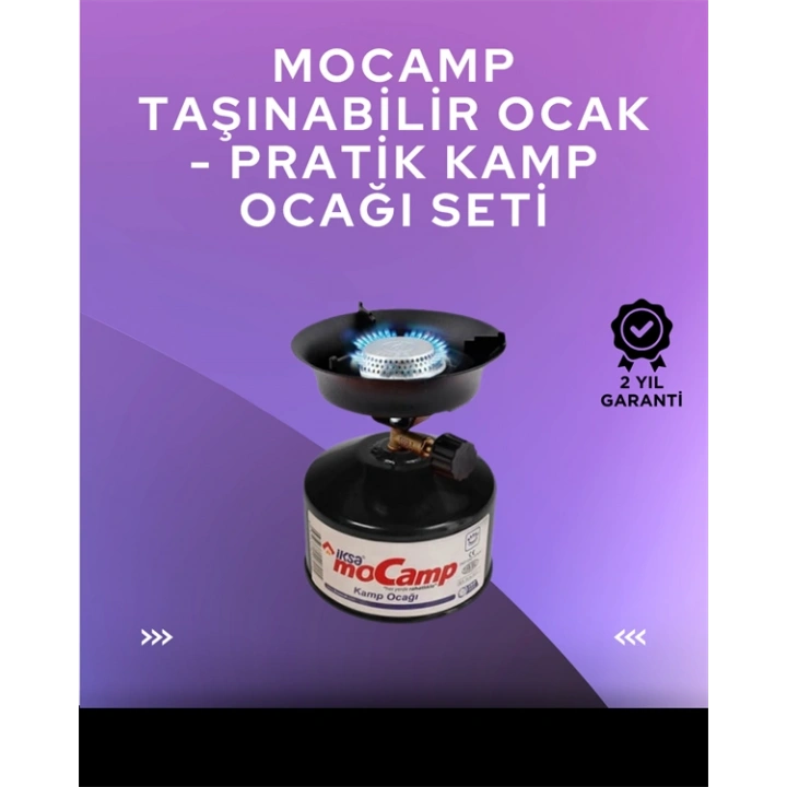 Hafif ve Kompakt Tasarımlı Taşınabilir Kamp Ocağı – Ergonomik Kullanım