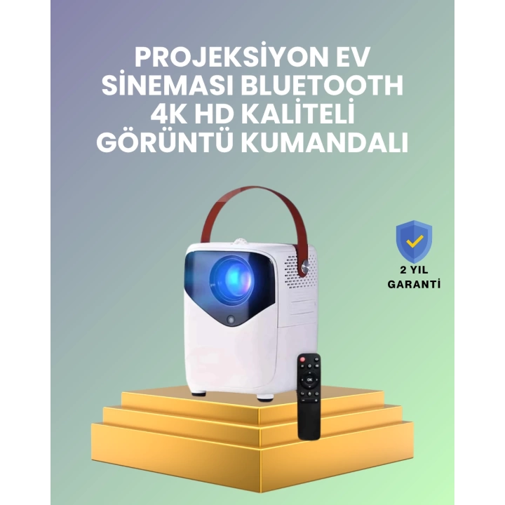 Hafif ve Taşınabilir Projektör – 750 Gram Ağırlıkla Mobil Kullanıma Uygun