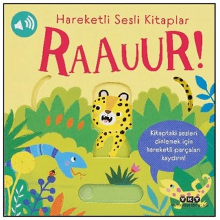 Hareketli Sesli Kitaplar - Raauur!
