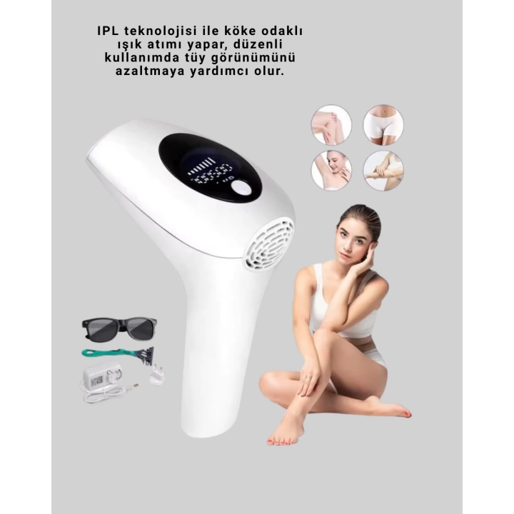 Hasuba IPL Lazer Epilasyon Cihazı HS-262 5 Enerji Kademeli