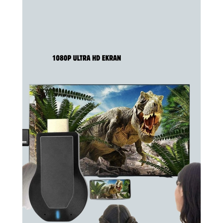 HDMI Kablosuz Ekran Alıcısı – iOS, Android, Mac, PC Uyumluluğu