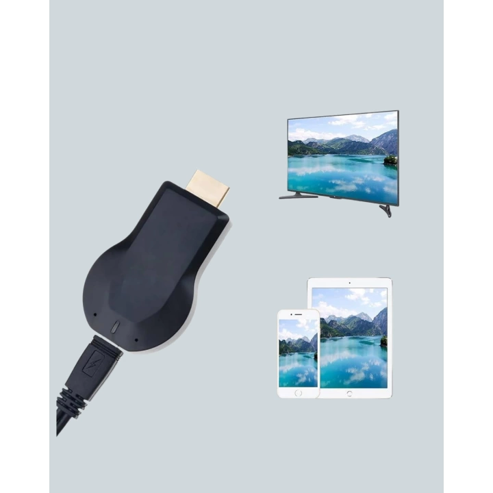 HDMI Kablosuz Ekran Alıcısı – iOS, Android, Mac, PC Uyumluluğu