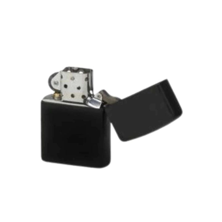 Hediyelik Zarif Zippo Model Siyah Benzinli Çakmak