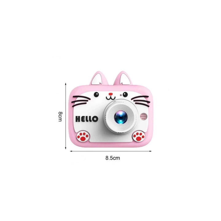 Hello Çocuk Dijital Fotoğraf Makinası 20 Mp Video Kaydedici 2.0 İnç Çift Kameralı Ks-102