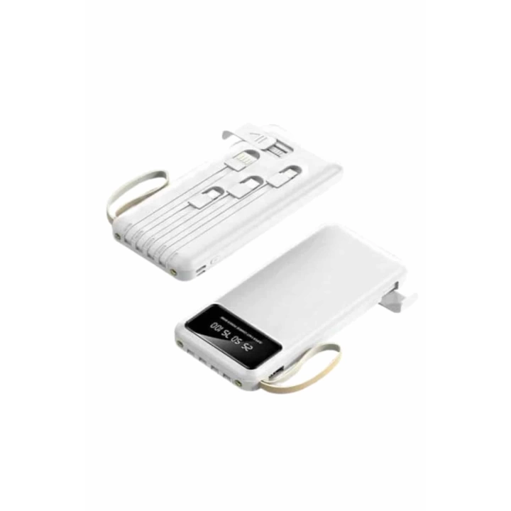 Hızlı Şarj Özellikli 20.000 Mah Dijital Göstergeli USB Girişli Android ve İOS Uyumlu Powerbank