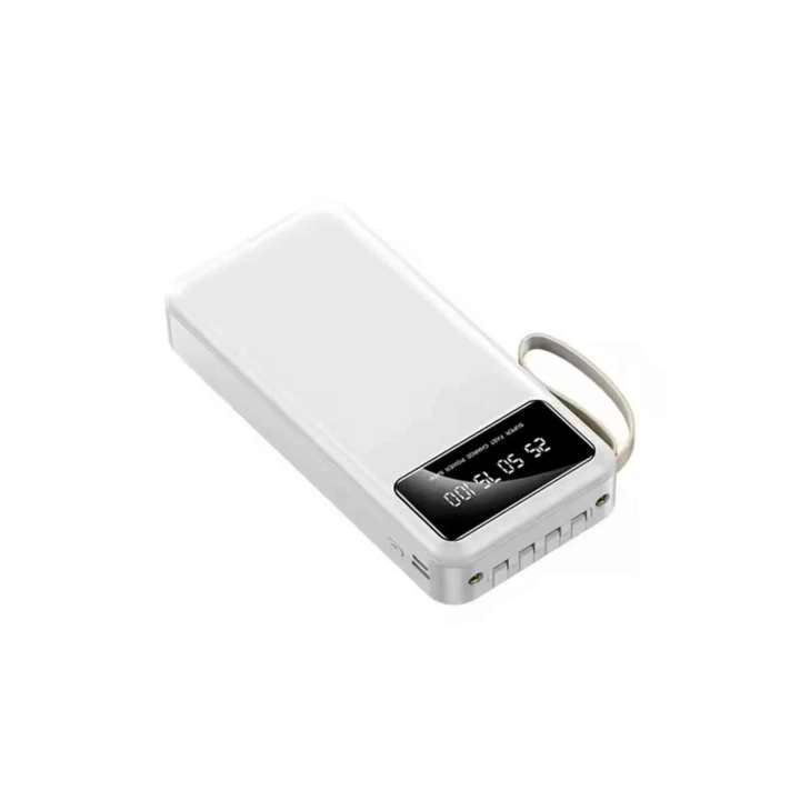 Hızlı Şarj Özellikli 20.000 Mah Dijital Göstergeli USB Girişli Android ve İOS Uyumlu Powerbank