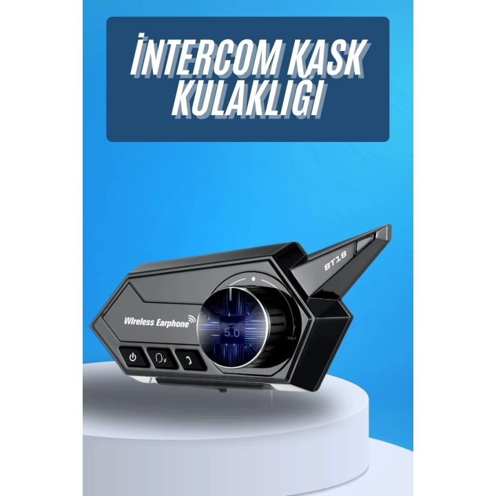 Intercom Bluetooth Kulaklık Kask Kulaklığı ANC Özelliği Yüksek Ses Kaliteli