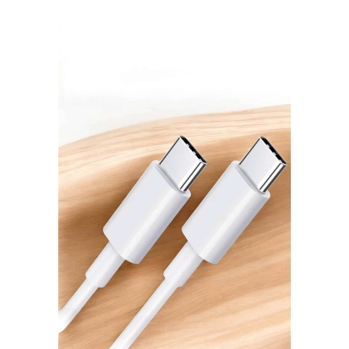 İOS Uyumlu Type-C Girişli Hızlı Şarj 15/15 Pro Max Adaptör ve Kablosu