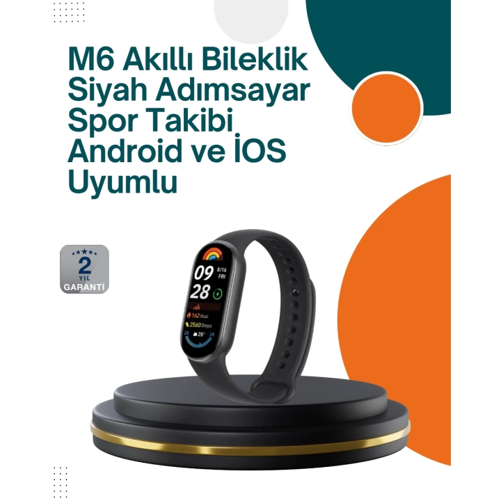 iOS ve Android Uyumlu Akıllı Bileklik – Çok Fonksiyonlu Kullanım