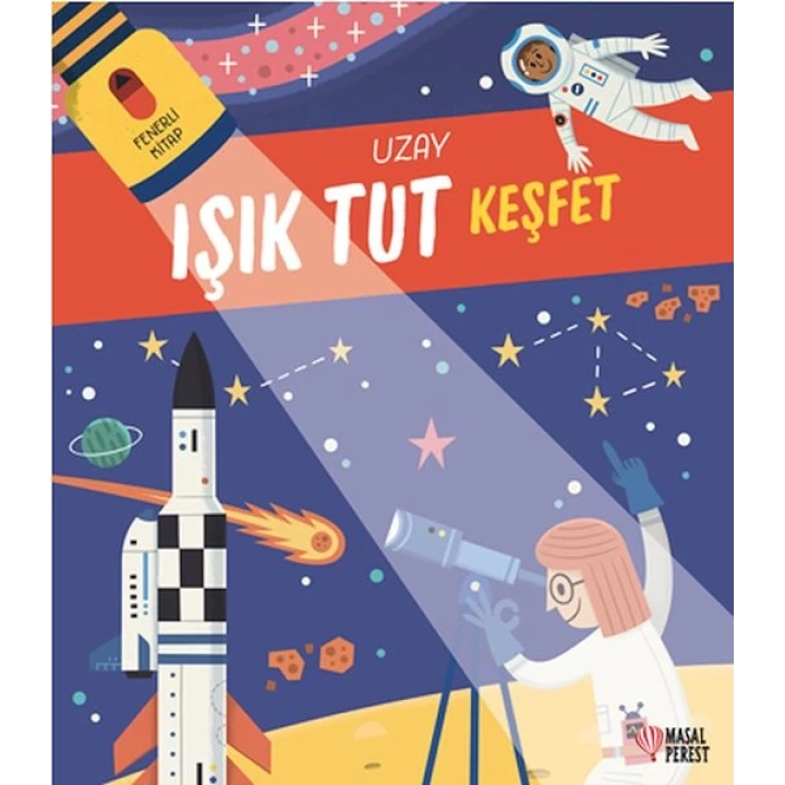Işık Tut Keşfet Uzay Fenerli Kitap 