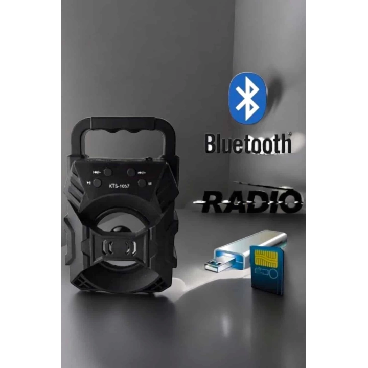 Işıklı Bluetooth Hoparlör Müzik ve Renkli Işık Taşınabiilir