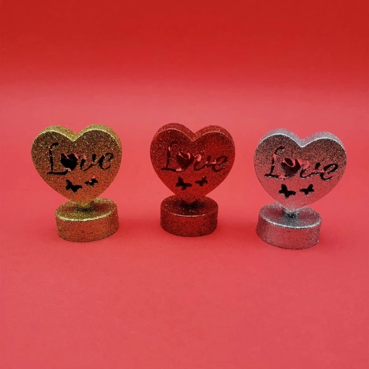 Işıklı Love Kalp