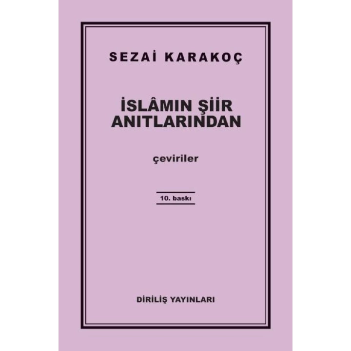 İslamın Şiir Anıtlarından