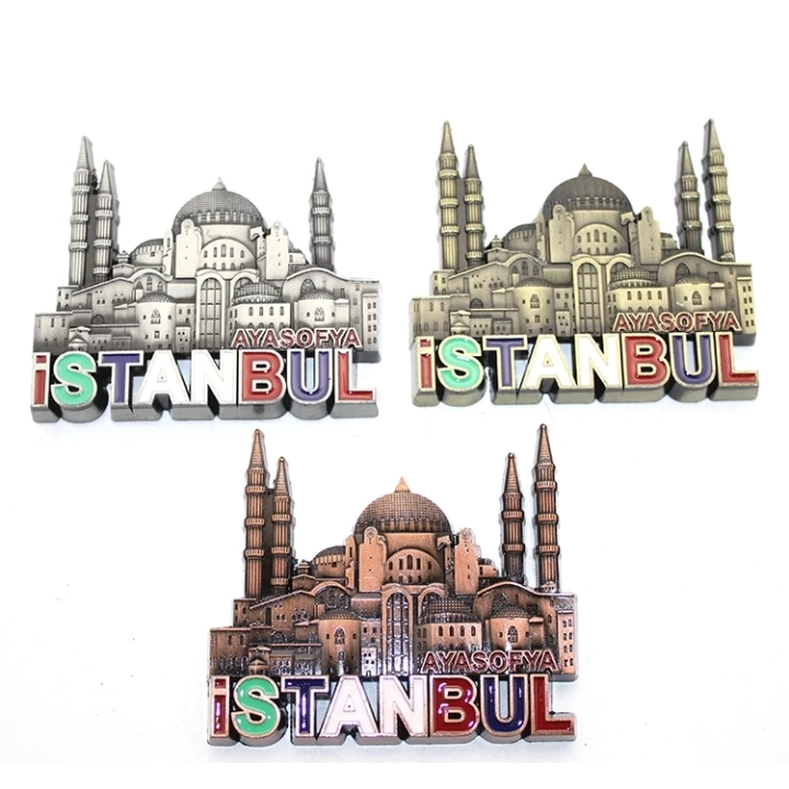 İstanbul Temalı Metal Magnet Alk3342