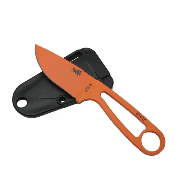 İzula Esee 51455org Turuncu Kamp Bıçağı 16 Cm - Komple Metal, Plastik Kılıflı