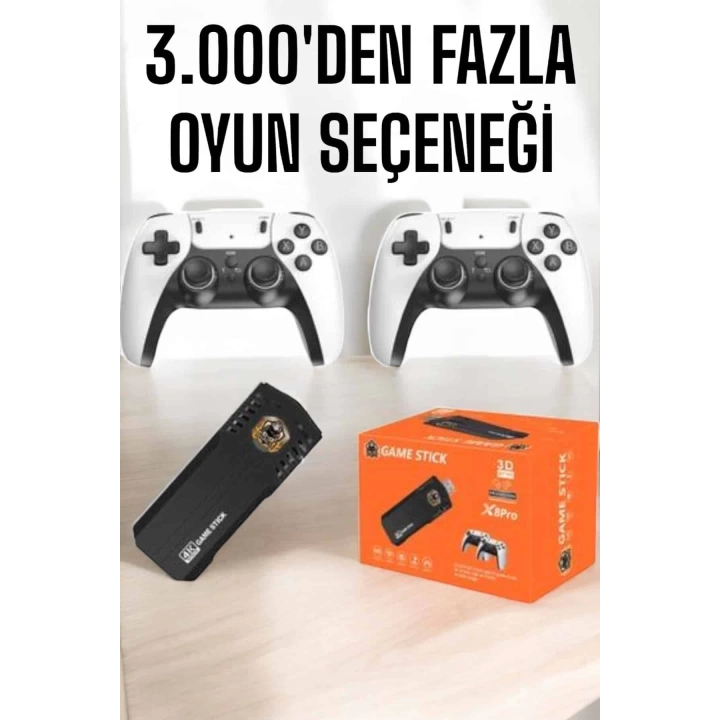 Joystick Çift Kollu Oyun Kolu Retro Oyun Yüksek Çözünürlüklü 3D Game