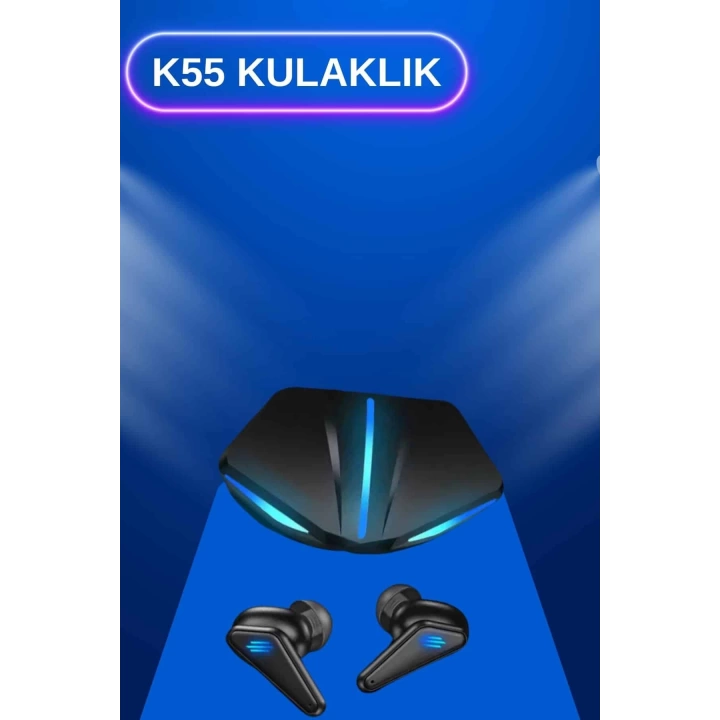 Kablosuz Bluetooth Bağlantılı Kulaklık ve Dokunmatik Ekran Akıllı Saat Arama Cevaplama