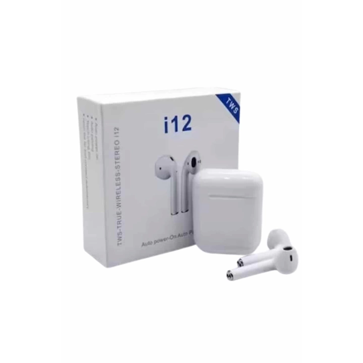 Kablosuz Bluetooth Kulaklık Yeni Nesil Android ve İOS Uyumlu Kulaklık Beyaz
