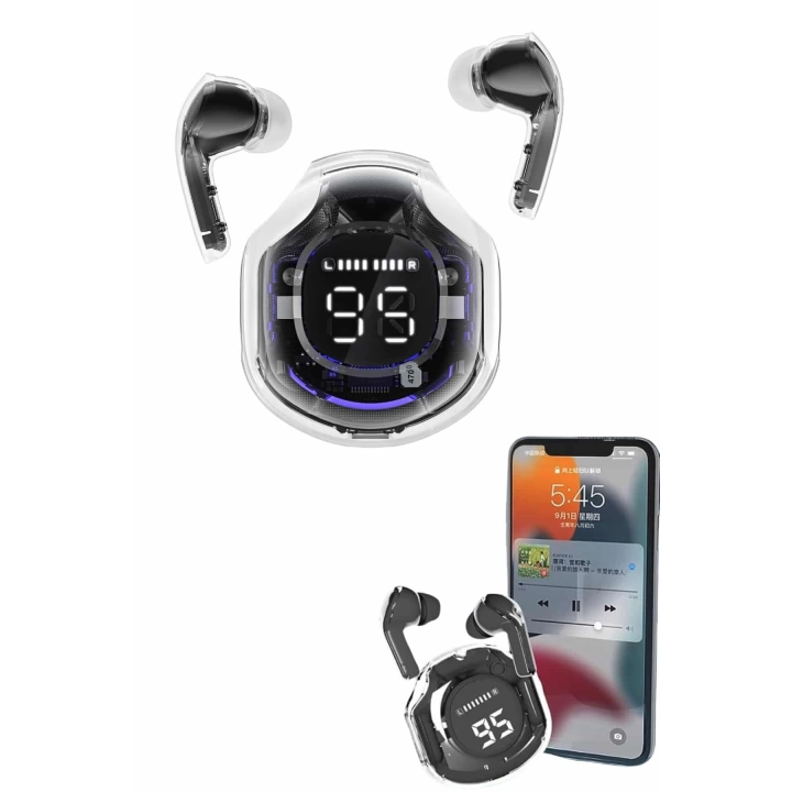 Kablosuz Dijital Göstergeli Powerbanklı IOS ve  Android Uyumlu Gaming Kulaklık